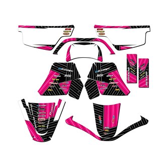 Kit Autocollants compatible avec per YAMAHA PW 50 1996 - 2018 - MXPKAD14506