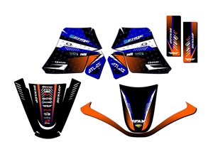 Kit de pegatinas compatible con per YAMAHA PW 50 1996 - 2018 - MXPKAD14507