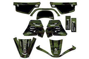 Kit Autocollants compatible avec per YAMAHA PW 50 1996 - 2018 - MXPKAD14508