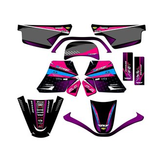 Kit de pegatinas compatible con per YAMAHA PW 50 1996 - 2018 - MXPKAD14509