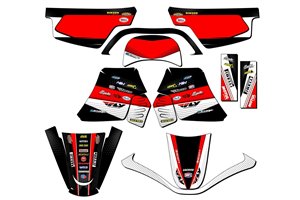 Kit de pegatinas compatible con per YAMAHA PW 50 1996 - 2018 - MXPKAD14510