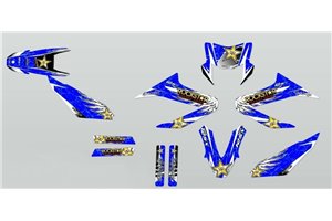 Aufkleber Satz kompatibel mit per YAMAHA WR 125 X 2014 - 2017 - MXPKAD14515