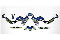 Kit Autocollants compatible avec per YAMAHA T700 2020 - 2021 - MXPKAD14519