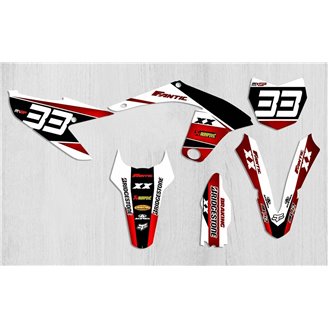 Kit adesivi compatibile con per FANTIC MOTOR XX125 2021 - 2022 - MXPKAD13840