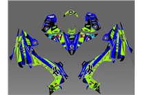 Kit adesivi compatibile con per YAMAHA QUAD YFZ 450 R 2018 - 2019 - MXPKAD14528