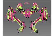 Kit adesivi compatibile con per YAMAHA QUAD YFZ 450 R 2018 - 2019 - MXPKAD14528