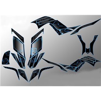 Kit Autocollants compatible avec per YAMAHA QUAD RAPTOR 700 2006 - 2012 - MXPKAD14530
