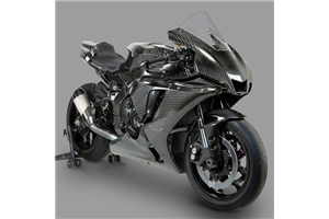 Carenage en fibre de carbone Yamaha R1 2020 - 2022 complet avec garde avant et coque arriere Racing - MXPCCB12420