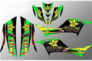 Kit de pegatinas compatible con per KAWASAKI KFX 700 2009 - MXPKAD14541