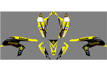 Sticker set compatible with per KAWASAKI KFX 450 2008 - 2015 - MXPKAD14545