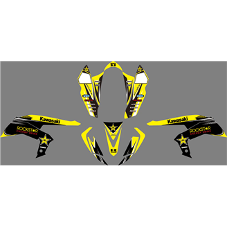 Kit Autocollants compatible avec per KAWASAKI KFX 450 2008 - 2015 - MXPKAD14545