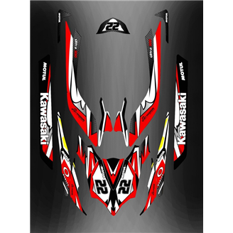 Kit Autocollants compatible avec per KAWASAKI ULTRA 250/260/300/310 2012 - MXPKAD14549