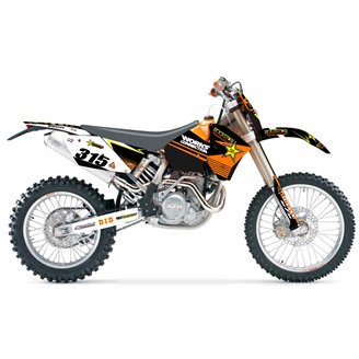 Kit adesivi compatibile con per KTM EXC EXC-F 125 200 250 450 2005 - 2007 - MXPKAD13394