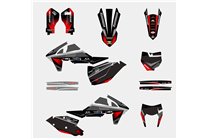 Kit Autocollants compatible avec per KTM EXC EXC-F 125 200 250 300 350 450 2017 - 2019 - MXPKAD13447
