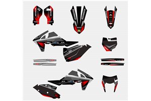 Aufkleber Satz kompatibel mit per KTM EXC EXC-F 125 200 250 300 350 450 2017 - 2019 - MXPKAD13447