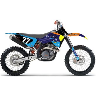 Kit adesivi compatibile con per KTM EXC EXC-F 125 200 250 450 2008 - 2011 - MXPKAD14404