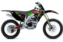 Sticker set compatible with per KAWASAKI KXF 250 2009 - 2012 - MXPKAD13658 2