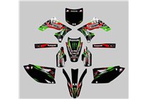 Sticker set compatible with per KAWASAKI KXF 250 2009 - 2012 - MXPKAD13658