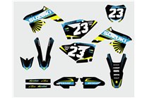 Sticker set compatible with per SUZUKI RMZ 450 2008 - 2017 - MXPKAD13781