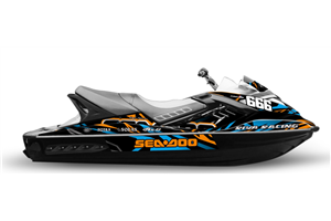 Kit Autocollants compatible avec per SEADOO RXT 260 2012 - MXPKAD14592