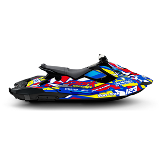 Kit adesivi compatibile con per SEADOO SPARK 2015 - 2020 - MXPKAD14593