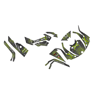 Kit Autocollants compatible avec per CAN-AM OUTLANDER 450 - 570 2015 - 2020 - MXPKAD14688