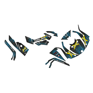 Sticker set compatible with per CAN-AM OUTLANDER 450 - 570 2015 - 2020 - MXPKAD14689