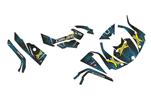 Sticker set compatible with per CAN-AM OUTLANDER 450 - 570 2015 - 2020 - MXPKAD14689