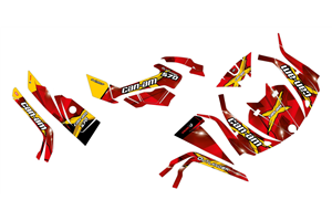 Sticker set compatible with per CAN-AM OUTLANDER 450 - 570 2015 - 2020 - MXPKAD14690