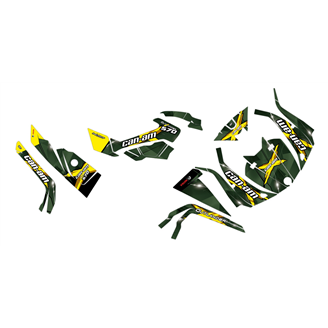 Sticker set compatible with per CAN-AM OUTLANDER 450 - 570 2015 - 2020 - MXPKAD14691