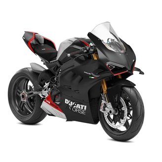 Carene stradali in abs verniciate per Ducati Panigale V4 V4S per scarico Akrapovic 2020 - 2021 - MXPCAV14739