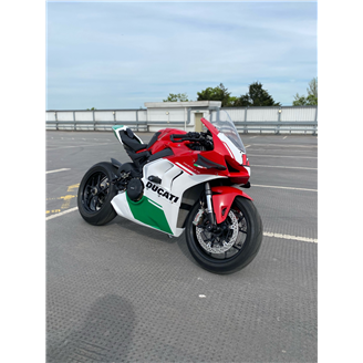 Painted Race Fairings Ducati Panigale V4 V4S 2020 - 2021 with back seat Neoprene seat + screws, fasteners - MXPCRV12858