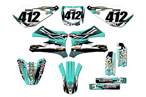 Kit Autocollants compatible avec per COBRA CX 50 SR 2012 - 2020 - MXPKAD14838