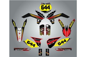 Kit Autocollants compatible avec per HONDA CR 125 250 2002 - 2013 - MXPKAD14850