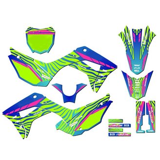 Kit adesivi compatibile con per HONDA CRF 110F 2019 - 2021 - MXPKAD15006