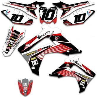 Kit adesivi compatibile con per HONDA CRF 125 F 2013 - 2018 - MXPKAD15008