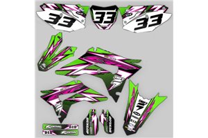 Aufkleber Satz kompatibel mit per HONDA CRF 125 F 2013 - 2018 - MXPKAD15009