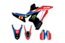 Sticker set compatible with per HONDA CRF 250 300 RALLY 2021 - MXPKAD15030