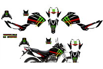 Sticker set compatible with per HONDA XR 150 L 2016 - MXPKAD14866