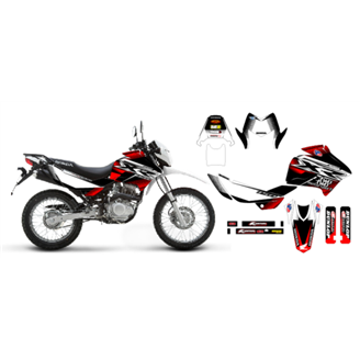 Sticker set compatible with per HONDA XR 150 L 2016 - MXPKAD15033