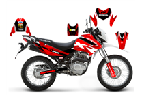 Sticker set compatible with per HONDA XR 150 L 2016 - MXPKAD15036