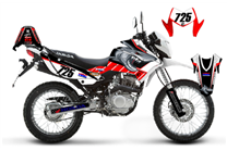 Sticker set compatible with per HONDA XR 150 L 2016 - MXPKAD15037