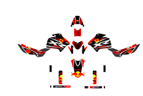 Sticker set compatible with per HONDA XR 150 L 2016 - MXPKAD15040