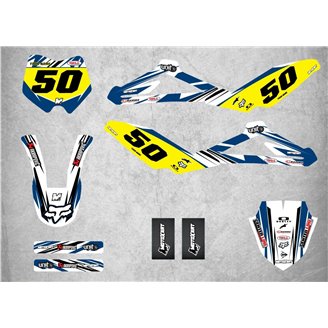 Kit Autocollants compatible avec per HUSQVARNA CR 50 2011 - 2012 - MXPKAD14876