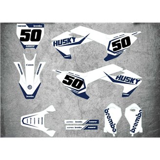 Sticker set compatible with per HUSQVARNA TC 50 2017 - 2021 - MXPKAD15066