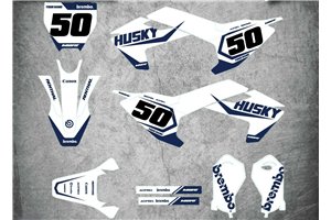 Kit de pegatinas compatible con per HUSQVARNA TC 50 2017 - 2021 - MXPKAD15066