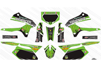 Sticker set compatible with per KAWASAKI DTX 250 2008 - 2018 - MXPKAD14899