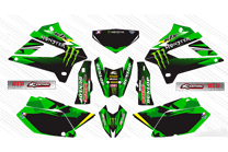 Sticker set compatible with per KAWASAKI DTX 250 2008 - 2018 - MXPKAD15079