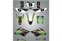Sticker set compatible with per KAWASAKI KLX 110 2010 - 2020 - MXPKAD14891