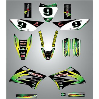 Kit de pegatinas compatible con per KAWASAKI KLX 110 2010 - 2020 - MXPKAD14891